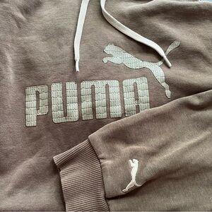 Earth Tone Brown y2k Puma Hoodie